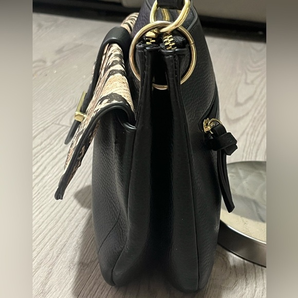 Enzo Angiolini Women Snake Print Satchel Bag, Neutral Snake - Picture 5 of 16